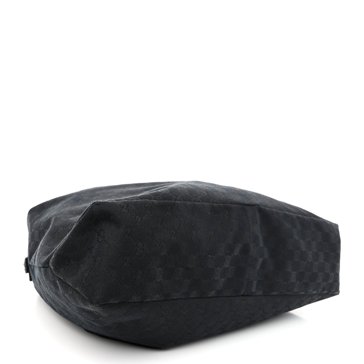 Monogram Large Horsebit Chain Hobo Black