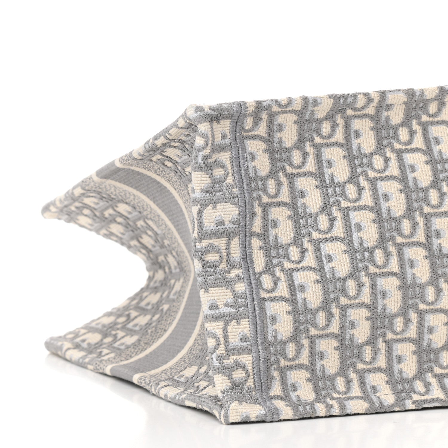 Christian Dior Oblique Medium Book Tote Grey 9 of 10
