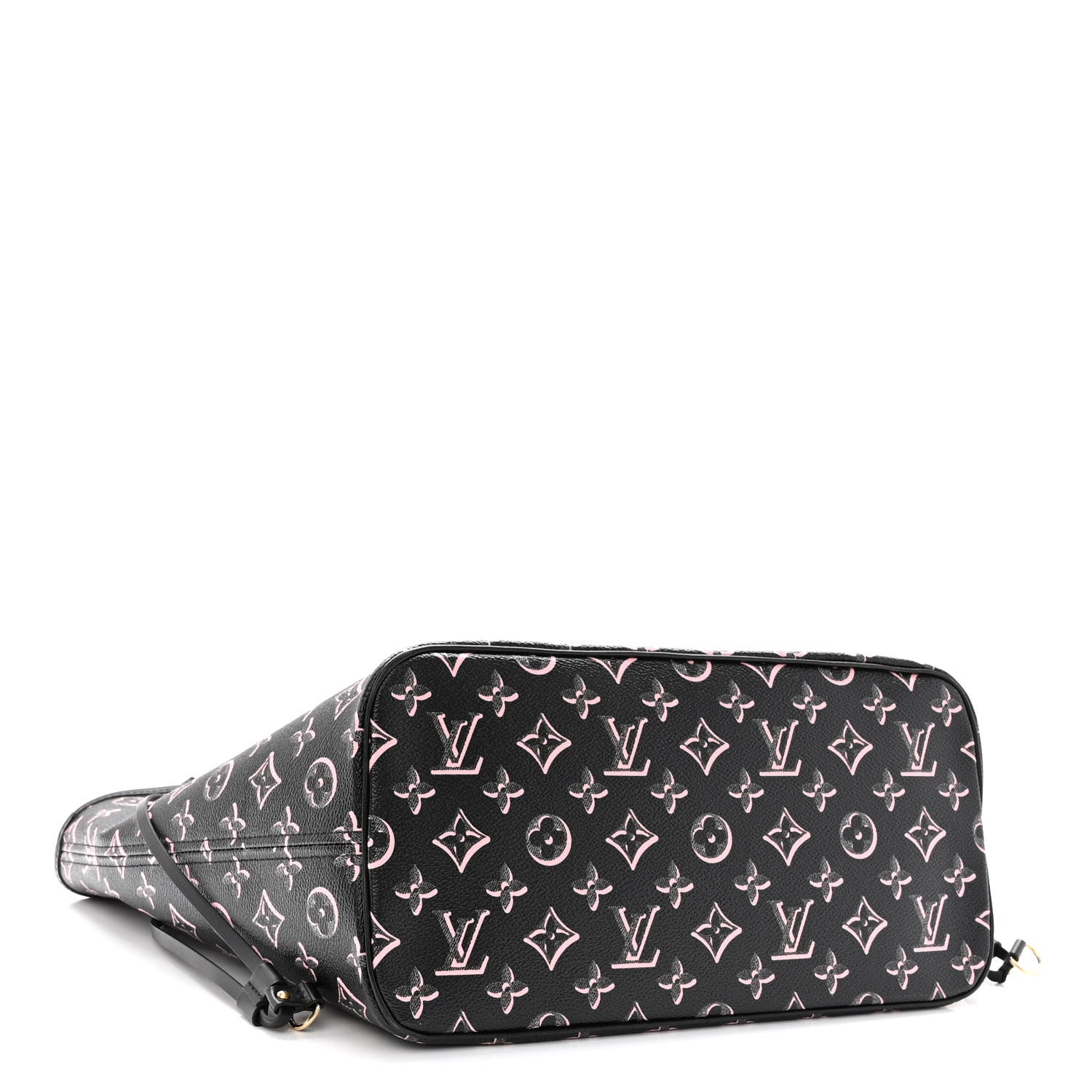 Louis Vuitton Monogram Fall For You Neverfull MM Black 5 of 10