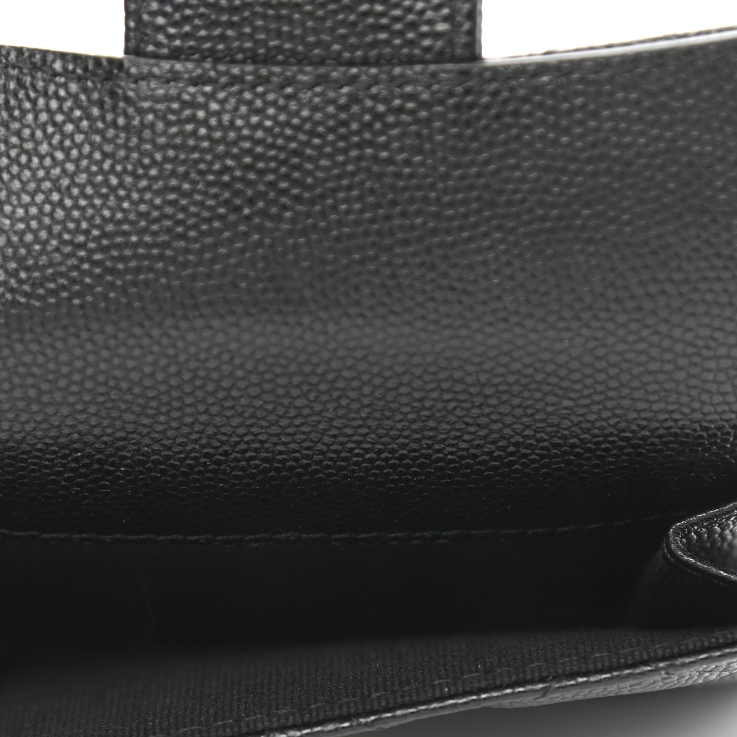 Chanel Caviar Quilted Double Flap Wallet Black 6 of 10