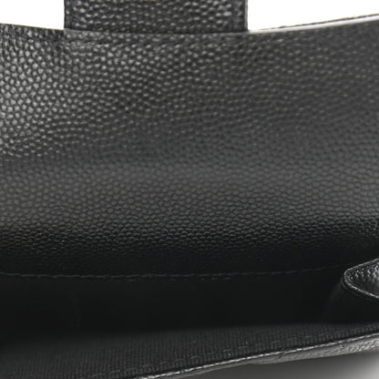 Chanel Caviar Quilted Double Flap Wallet Black 6 of 10