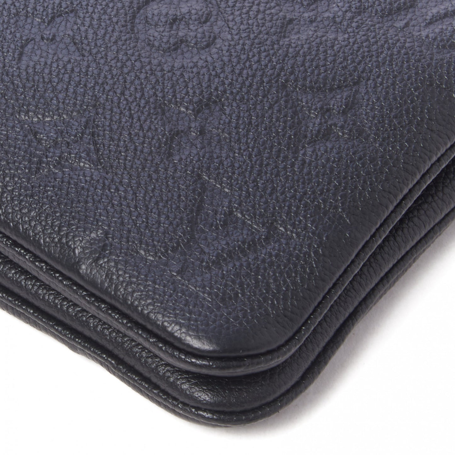Empreinte Double Zip Pochette Black