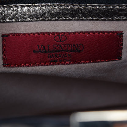Valentino Garavani Calf Hair Leopard Print Rockstud Double Handle Tote 6 of 13