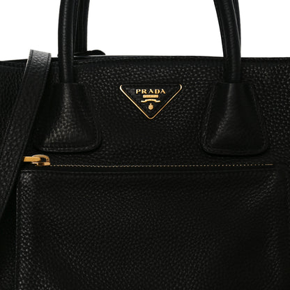 Prada Vitello Phenix Shopping Tote Black 12 of 16