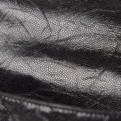 Chanel Crumpled Grained Calfskin Medium CC Crave Flap Black 7 of 10