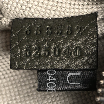 Gucci Piuma Calfskin Jumbo GG Embossed Small Belt Bag Dark Green 7 of 10