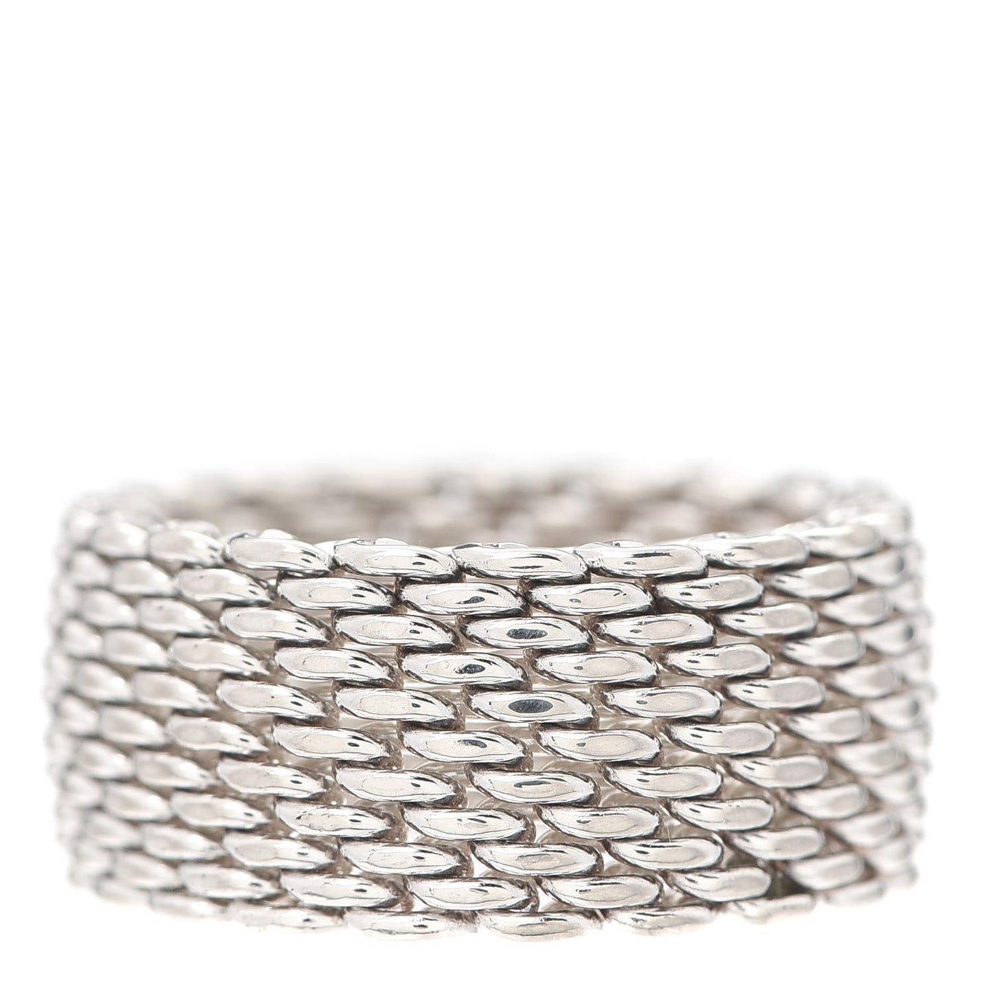 Sterling Silver Somerset Mesh Ring 57 8