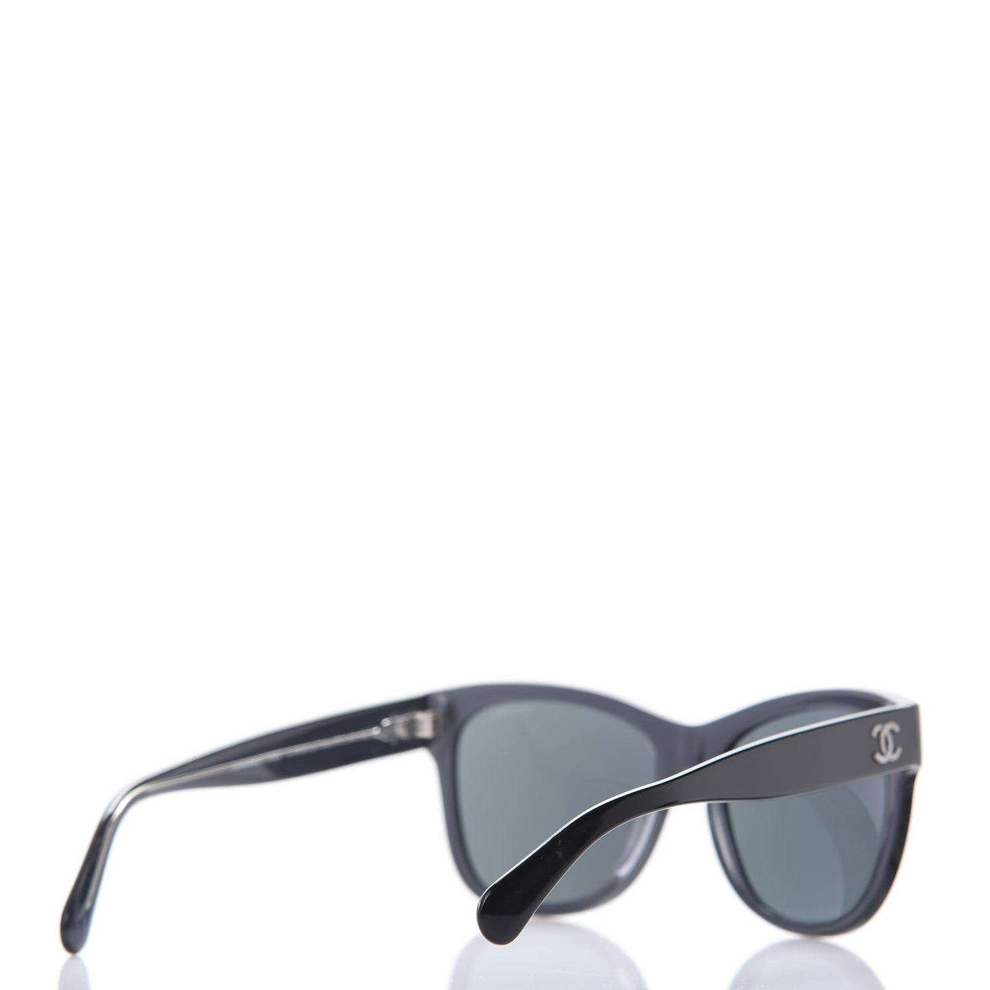 Acetate Square CC Sunglasses 5380 Black
