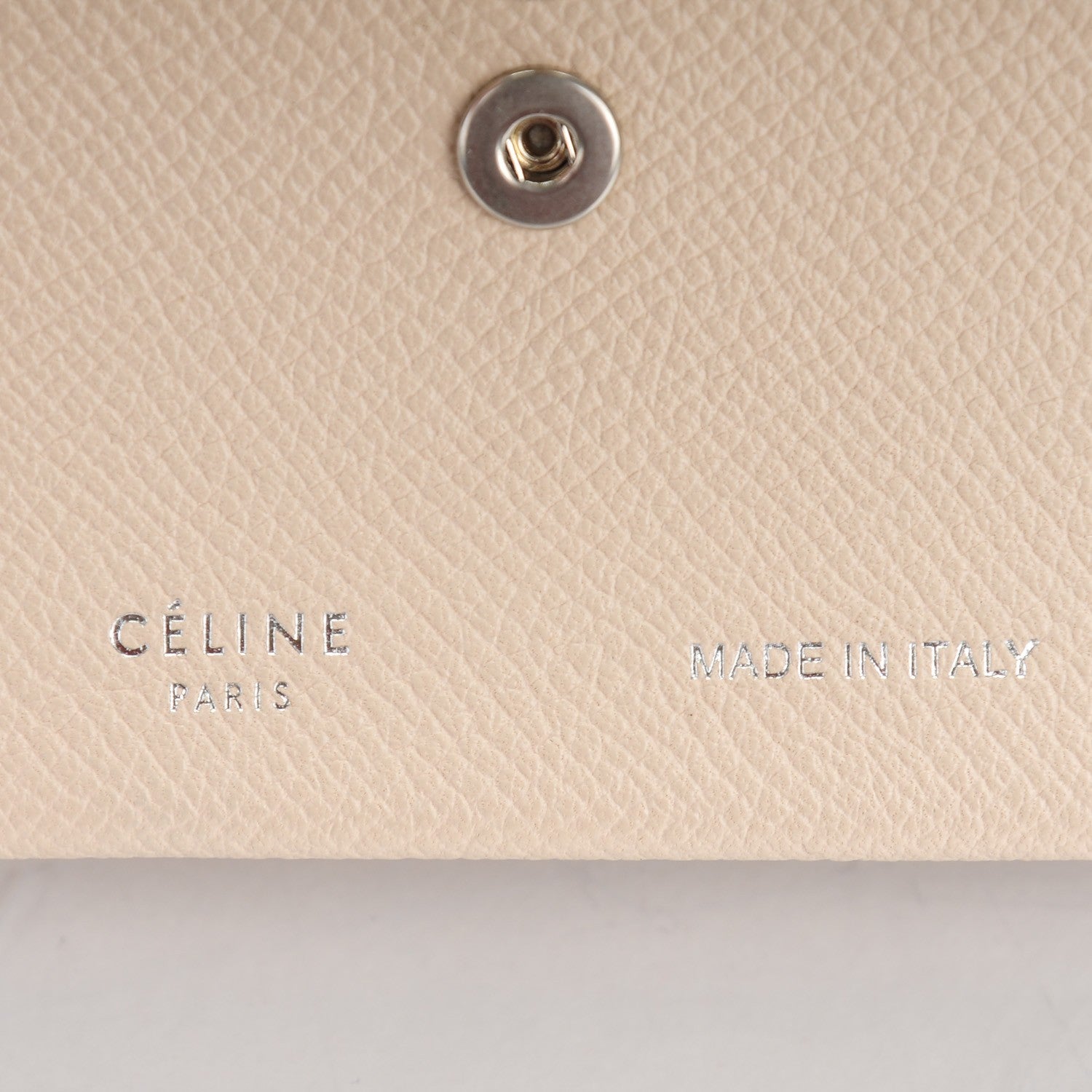 Celine Grained Calfskin Accordion Card Holder Ballerina 6 of 8