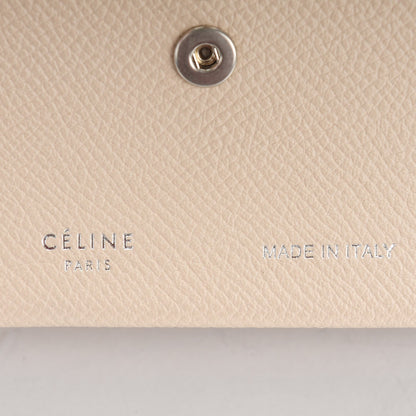 Celine Grained Calfskin Accordion Card Holder Ballerina 6 of 8
