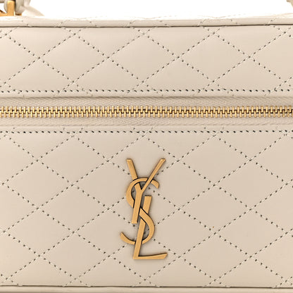 Saint Laurent Lambskin Quilted Mini Gaby Vanity Crema Soft 7 of 9