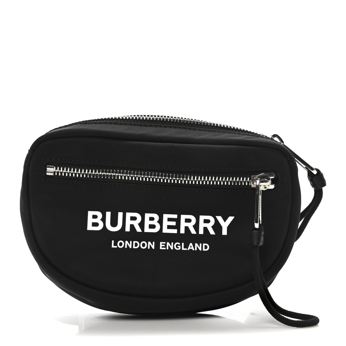 Econyl Logo Print Small Cannon Bum Bag Black