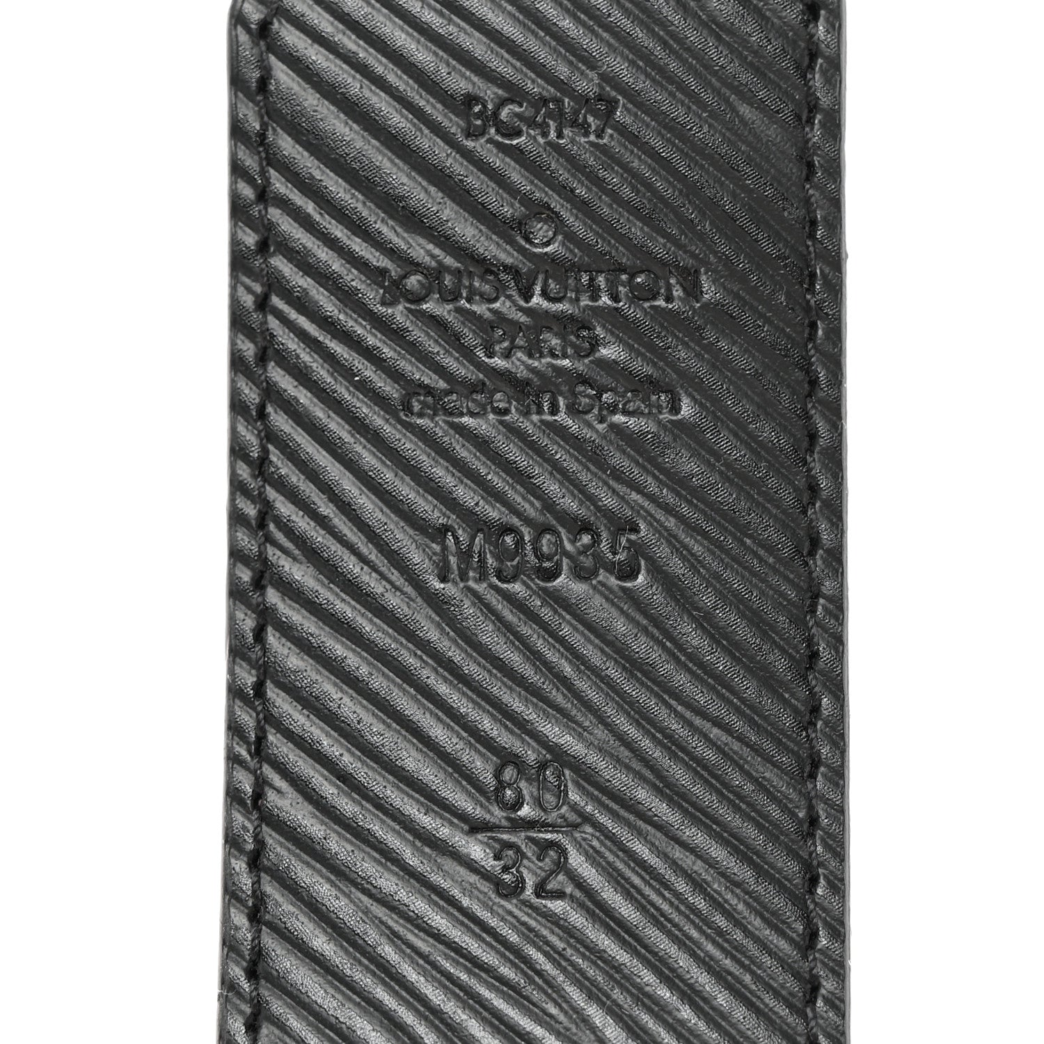Louis Vuitton Monogram Epi 35mm LV Circle Reversible Belt 80 32 Black 5 of 7