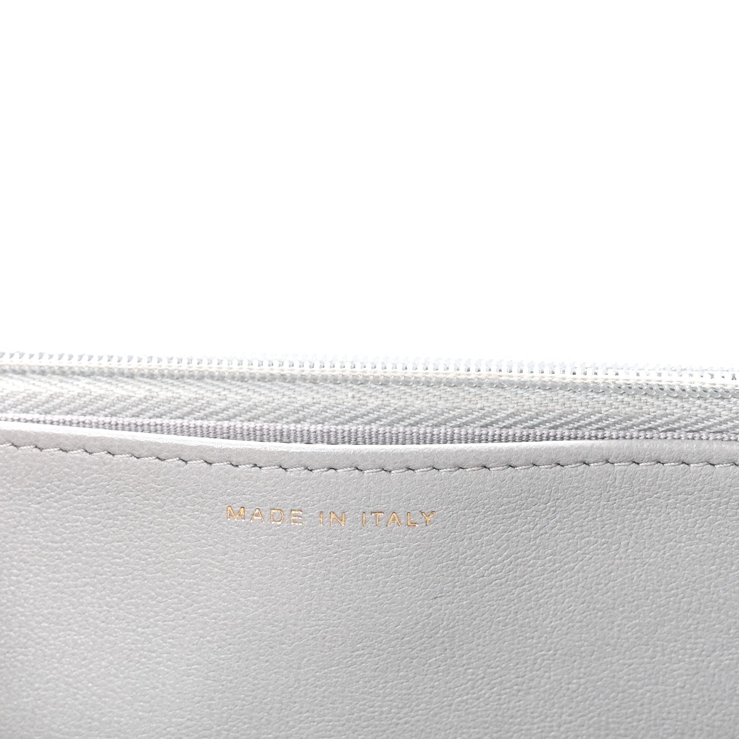 Chanel Caviar Quilted Sweetheart Wallet On Chain WOC Grey 7 of 12