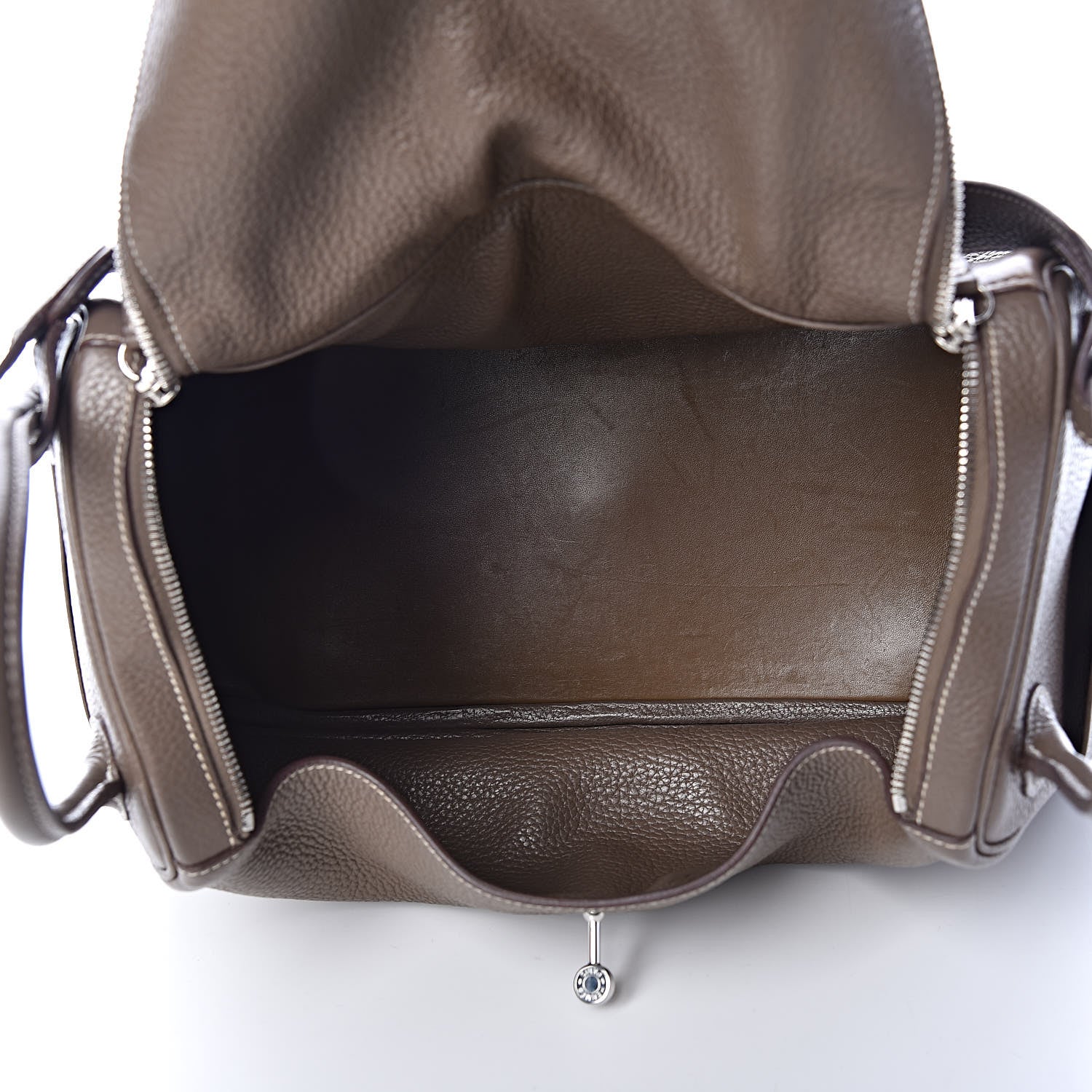 Hermes Taurillon Clemence Lindy 34 Etoupe 7 of 14