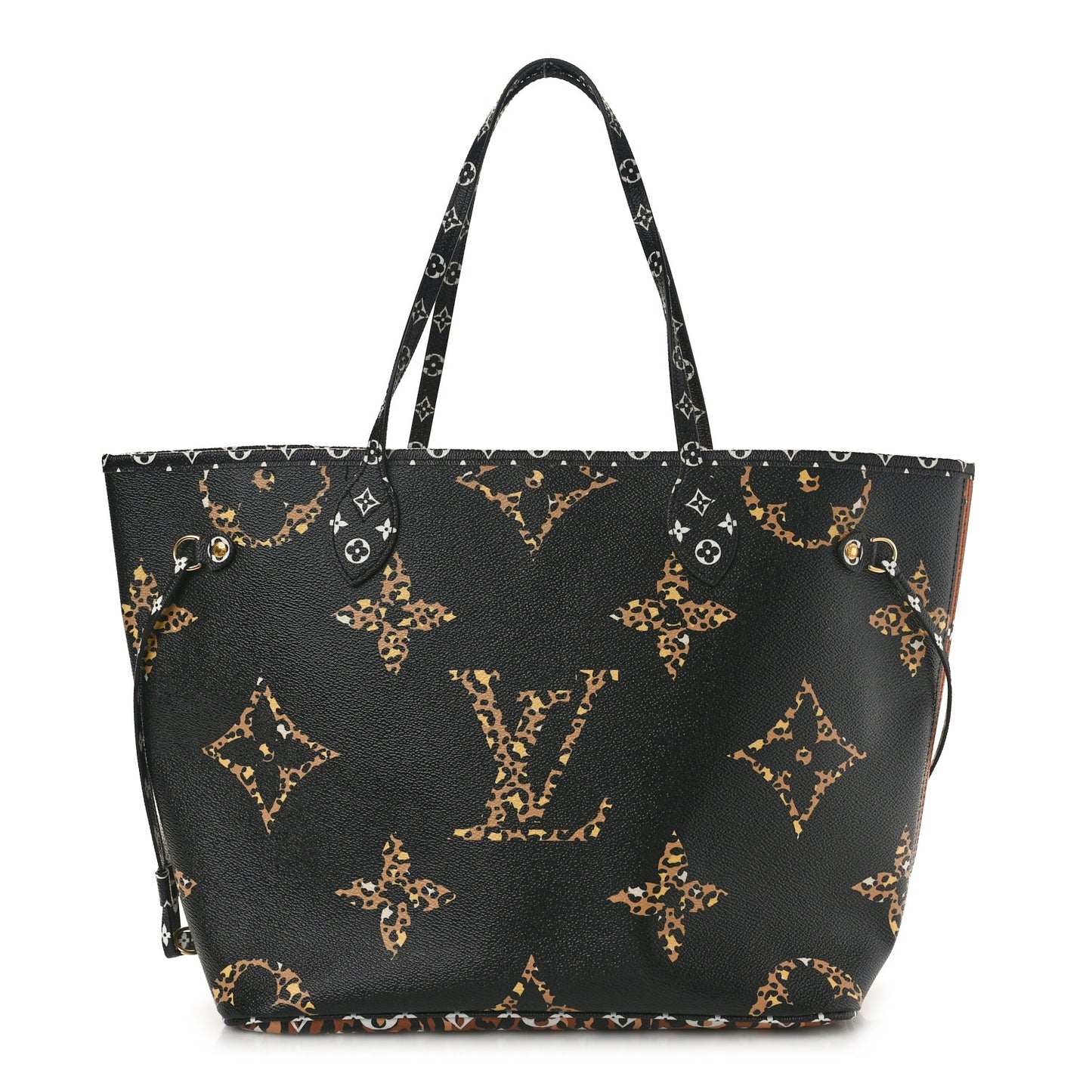 Monogram Giant Jungle Neverfull MM Black