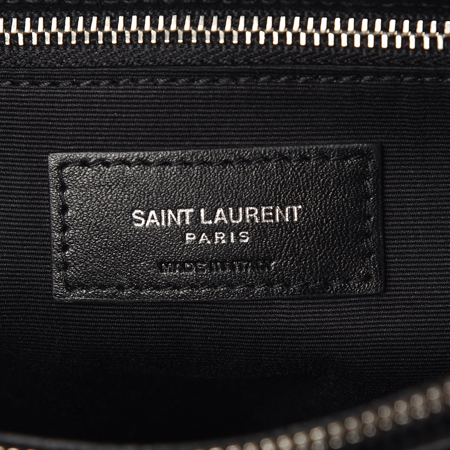 Saint Laurent Calfskin Y Quilted Monogram Medium Loulou Chain Satchel Black 8 of 9