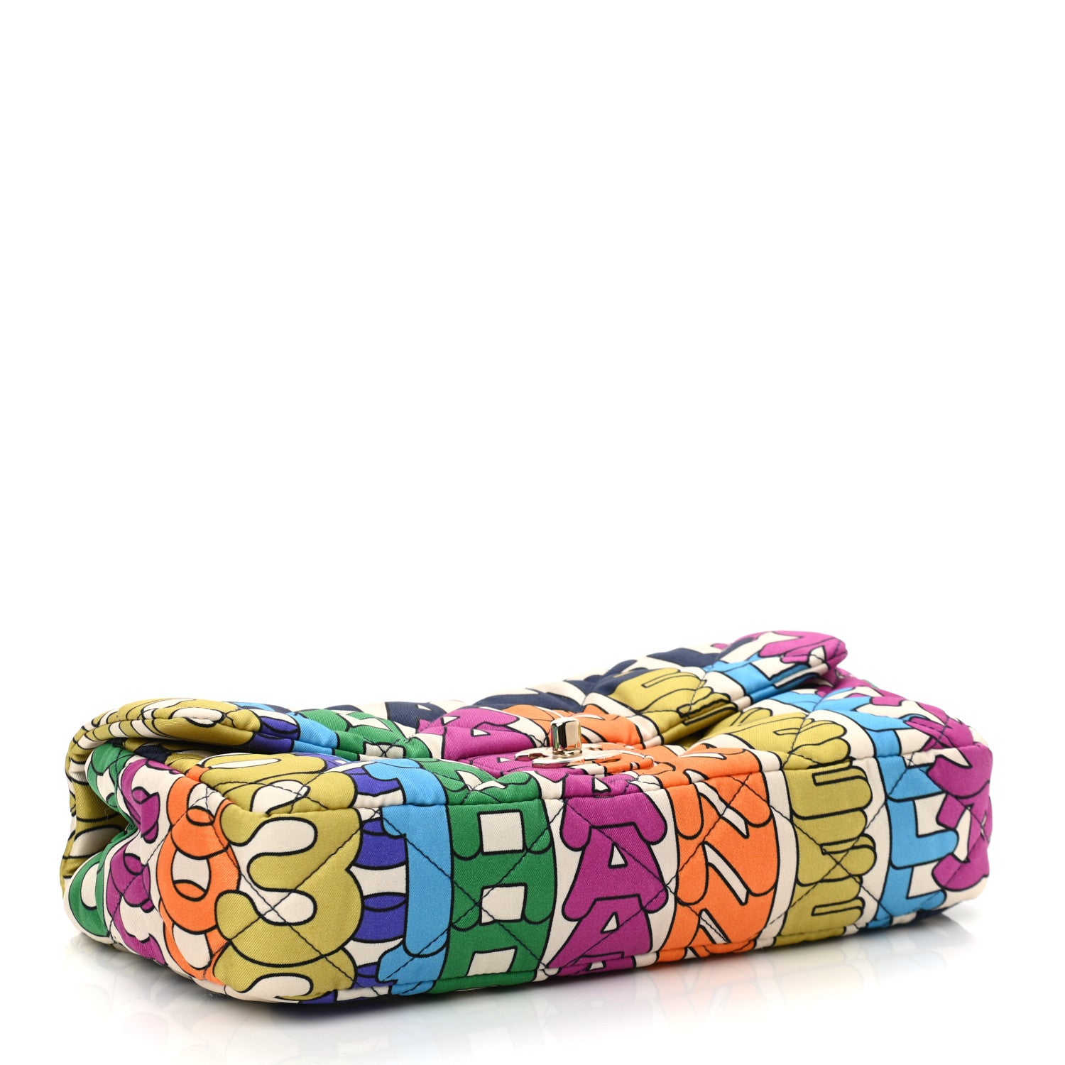 Chanel Printed Silk CC Small Single Flap Multicolor 4 of 11