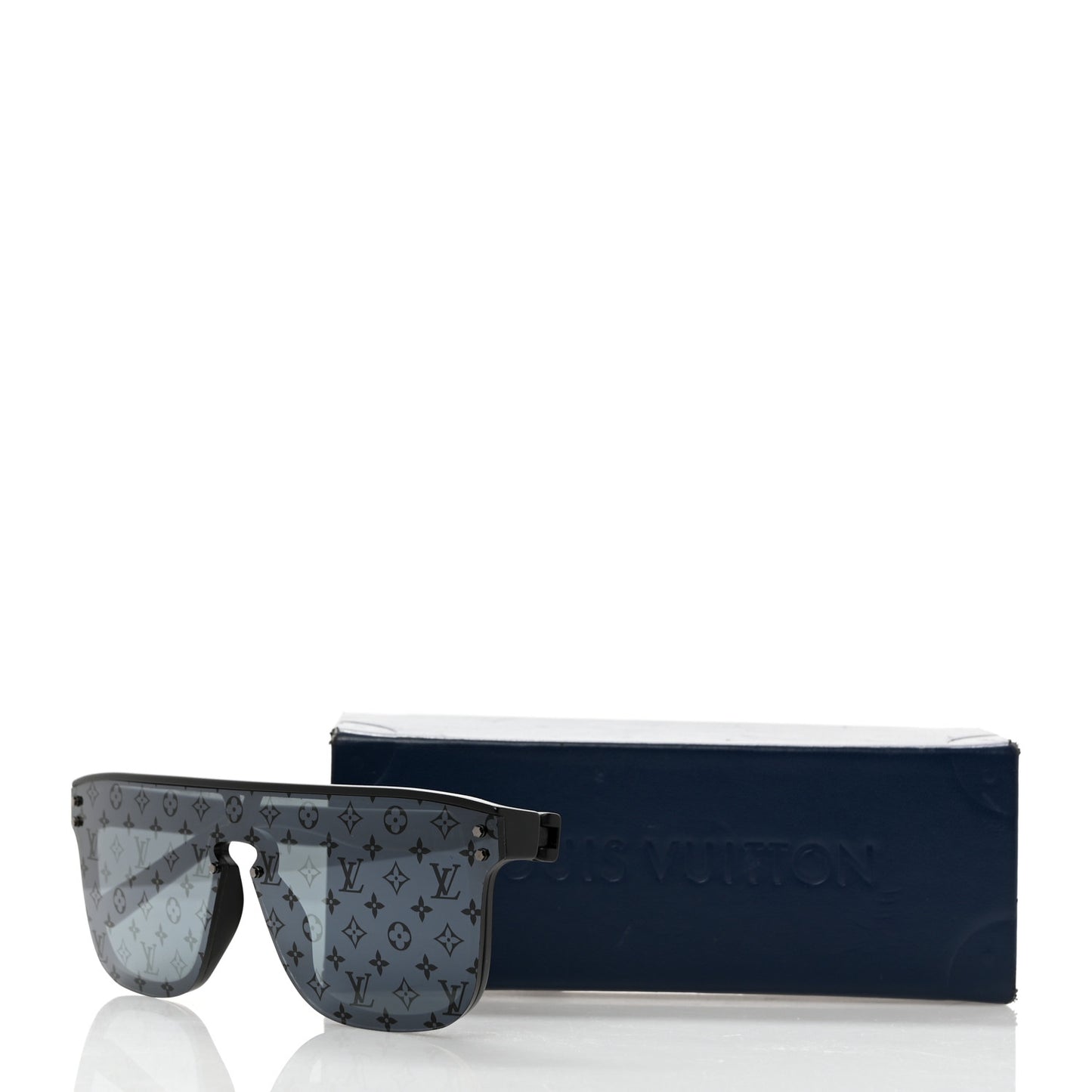 Acetate LV Waimea Square Sunglasses Z1082W Black