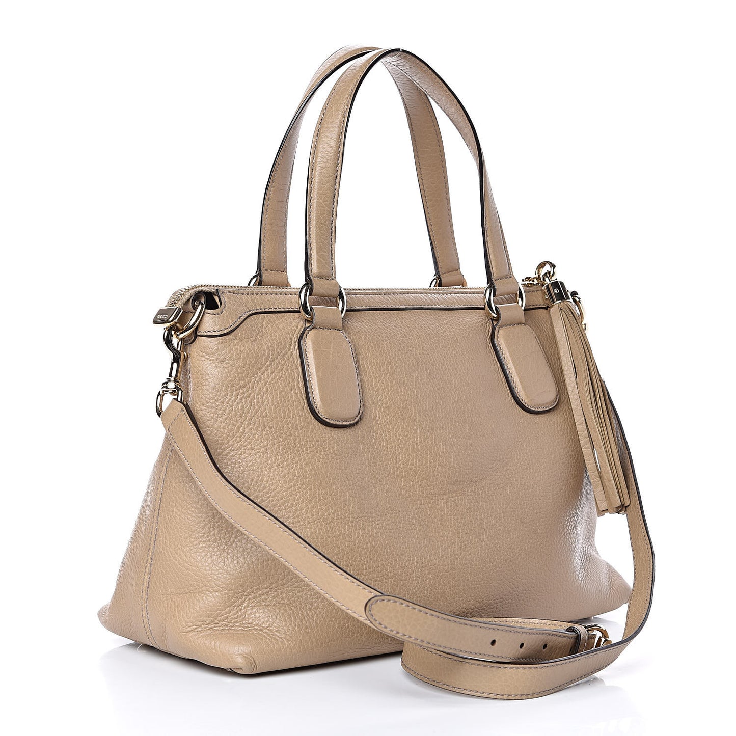 Cellarius Calfskin Small Soho Top Handle Satchel Camelia