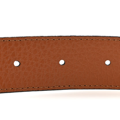 Louis Vuitton Taurillon Calfskin 30mm LV Initiales Reversible Belt 90 36 Black 6 of 9