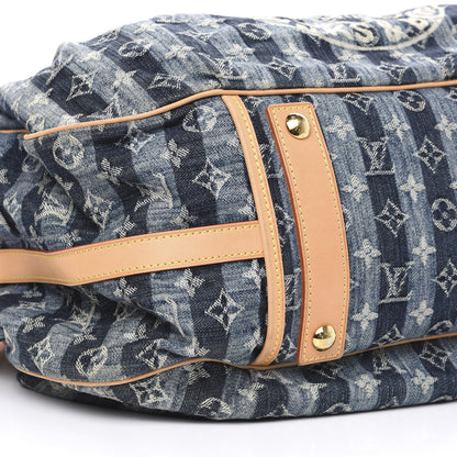 Louis Vuitton Denim Raye Cabas GM 9 of 17