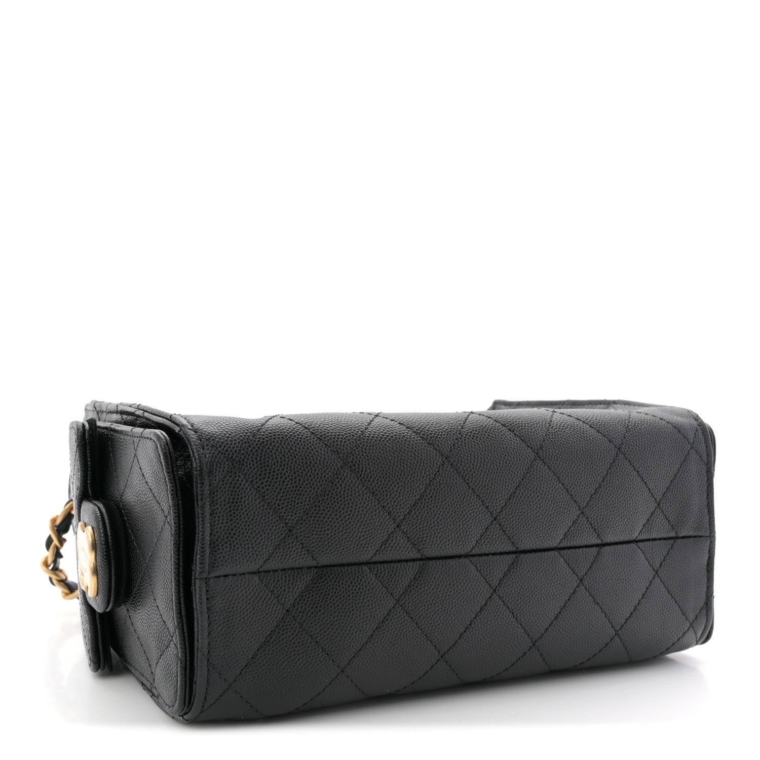 Chanel Caviar Quilted Mini Chanel 25 Handbag Black 4 of 11