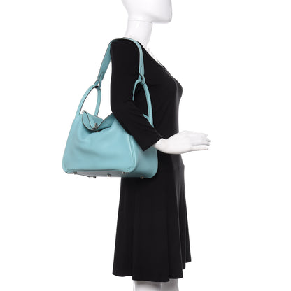 Hermes Evercolor Lindy 30 Bleu Atoll 2 of 12