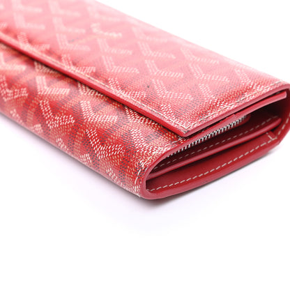 Goyard Goyardine Varenne Long Wallet Red 8 of 8