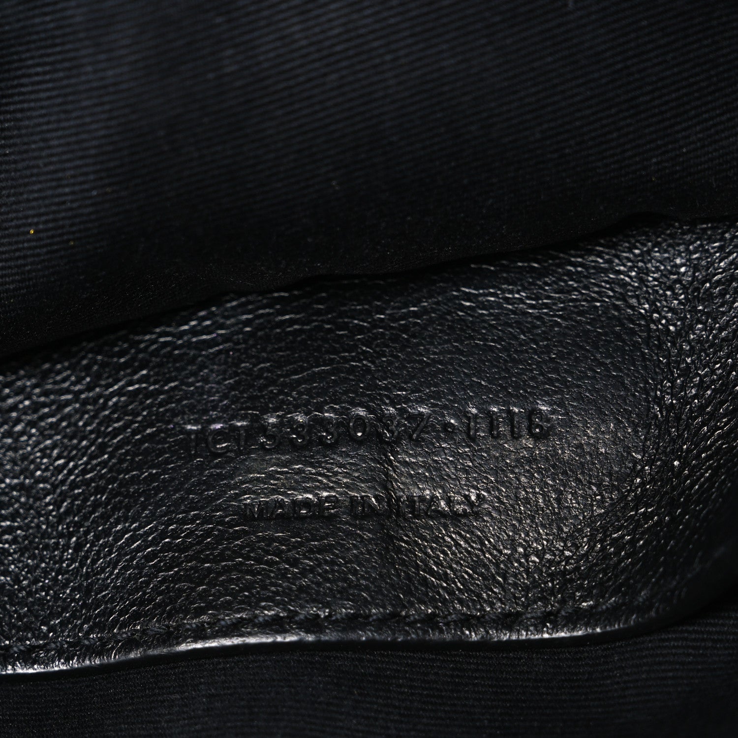 Saint Laurent Crinkled Calfskin Matelasse Monogram Baby Niki Chain Satchel Black 7 of 12