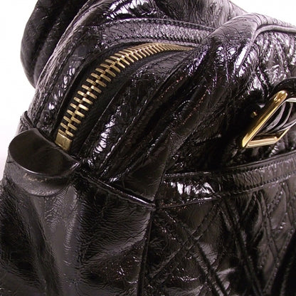 Marc Jacobs Patent Quilted URSULA Bowler Black 11 of 11