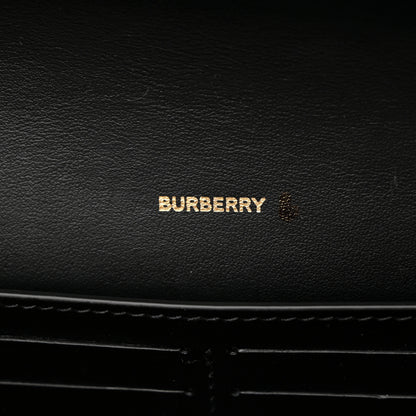 Burberry Calfskin Vintage Check Hannah Wallet with Detachable Strap Black 6 of 11