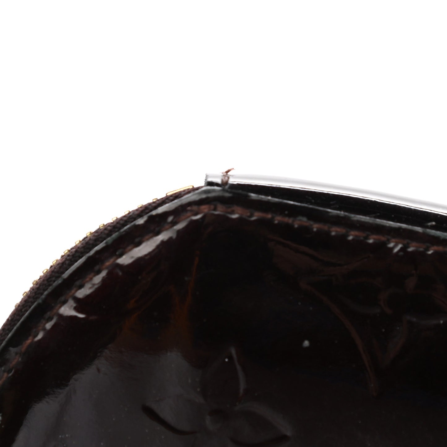 Vernis Chapeau Coin Purse Amarante