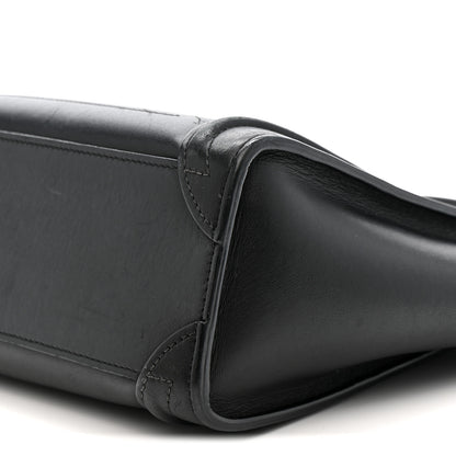 Celine Smooth Calfskin Nano Luggage Black 11 of 17