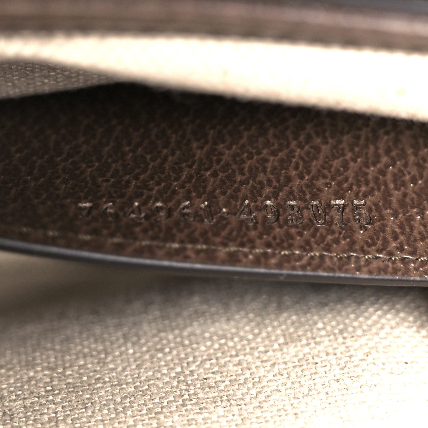 Gucci GG Supreme Monogram Textured Dollar Calfskin Web Mini Ophidia Envelope Shoulder Bag Beige Ebony New Acero 7 of 11
