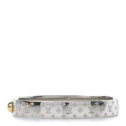 Louis Vuitton Palladium Monogram Nanogram Cuff S 1 of 7