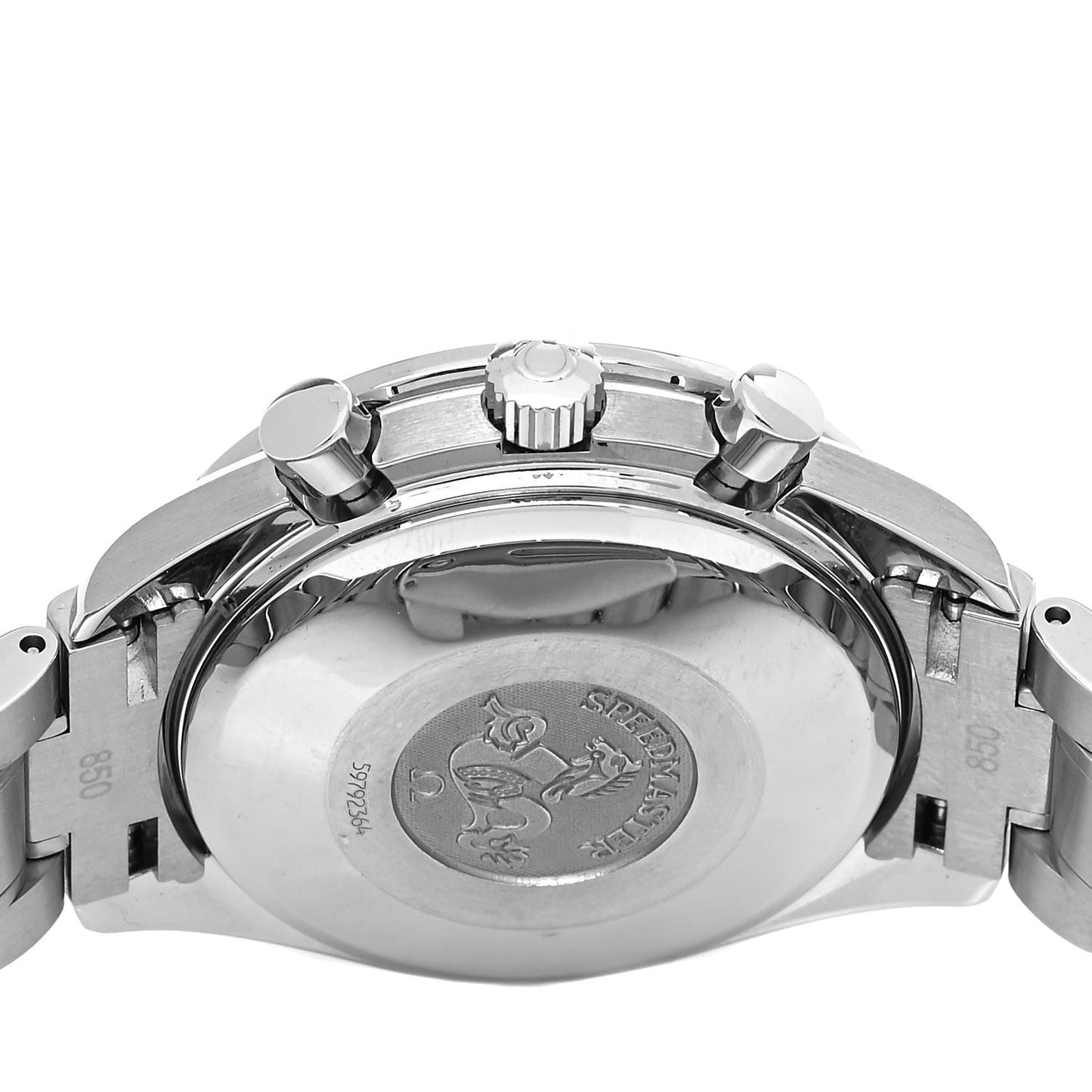 Stainless Steel 39mm Speedmaster Chronograph Automatic Watch Black 3513.50