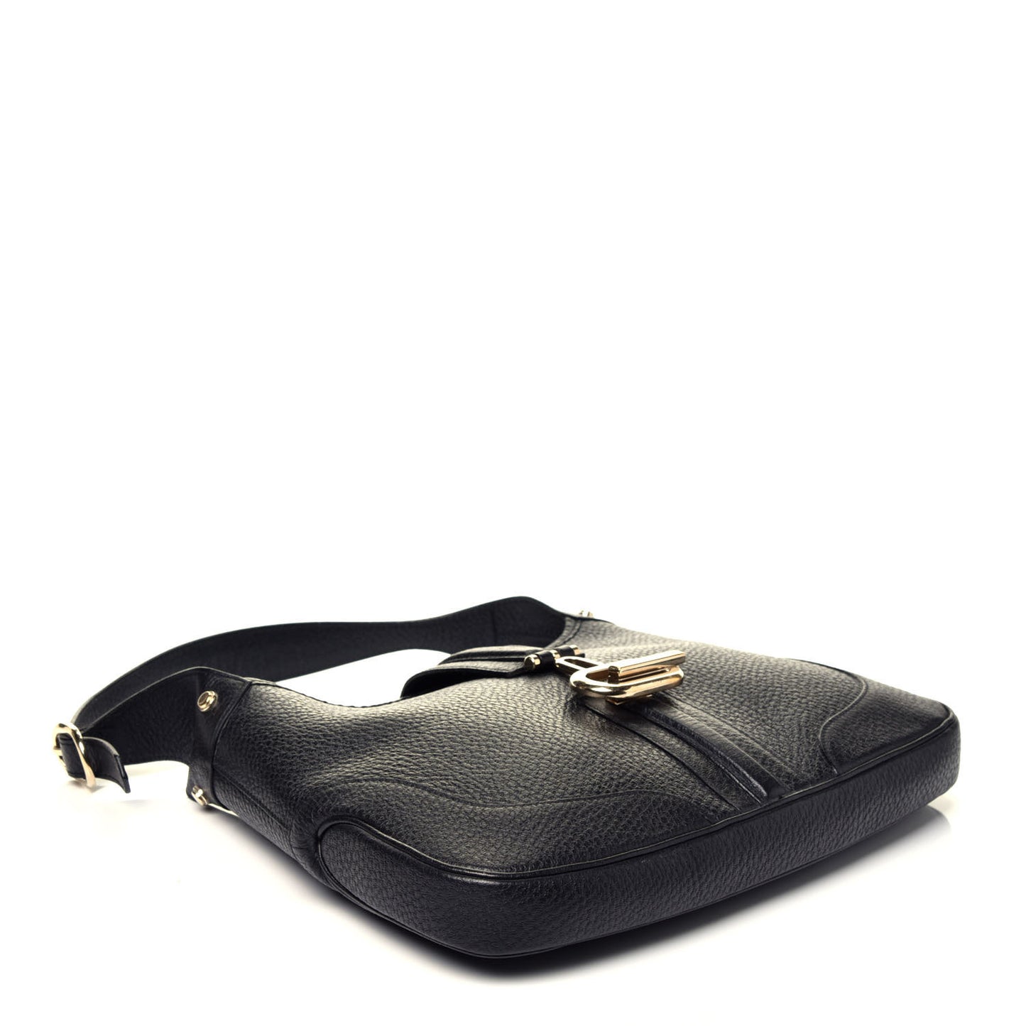 Calfskin Junco Small Hobo Black