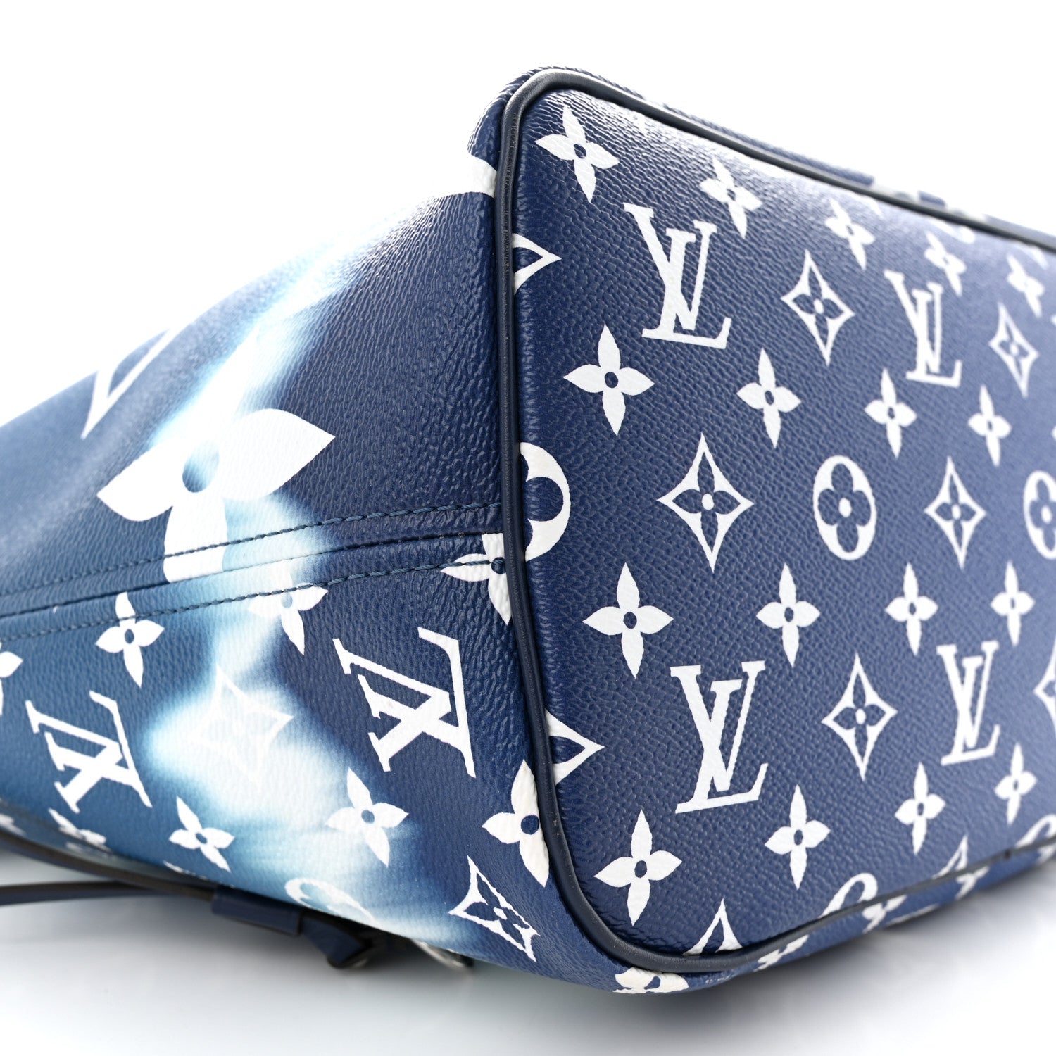 Louis Vuitton Monogram Escale Neverfull MM Blue 9 of 10