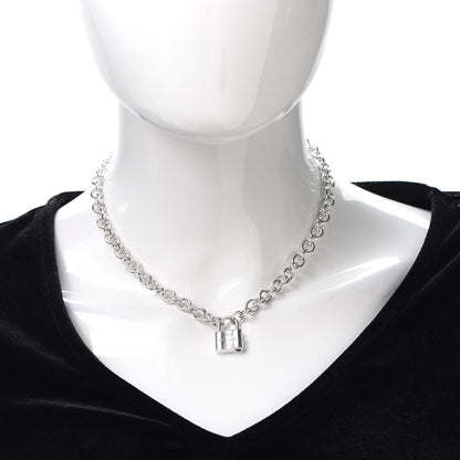 Tiffany Sterling Silver 1837 Lock Charm Necklace 2 of 4