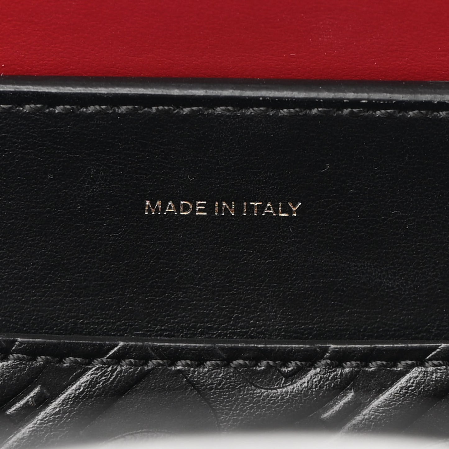 Calfskin Embossed Monogram Small Belt Bag Black