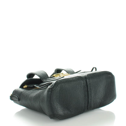 3.1 Phillip Lim 3.1 Textured Calfskin Mini Pashli Satchel Black 4 of 7