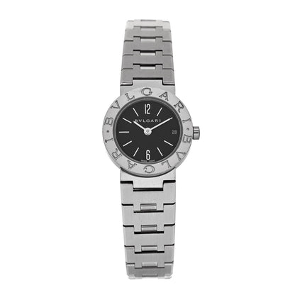 Bulgari Stainless Steel 23mm Quartz Watch Black 1 of 5