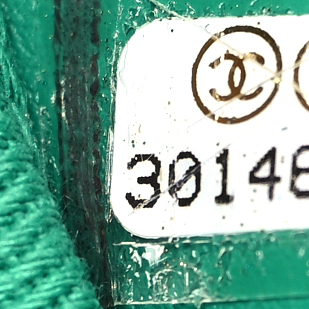 Caviar Quilted Mini Coco Handle Flap Green