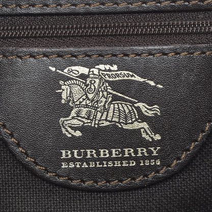 Burberry Haymarket Check Eden Tote Chocolate 6 of 9