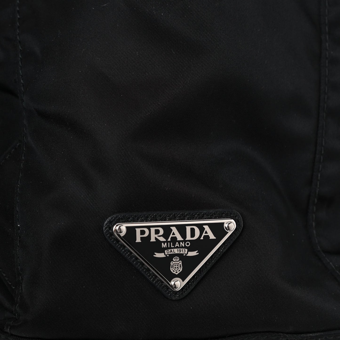 Nylon New Vela Studded Backpack Black