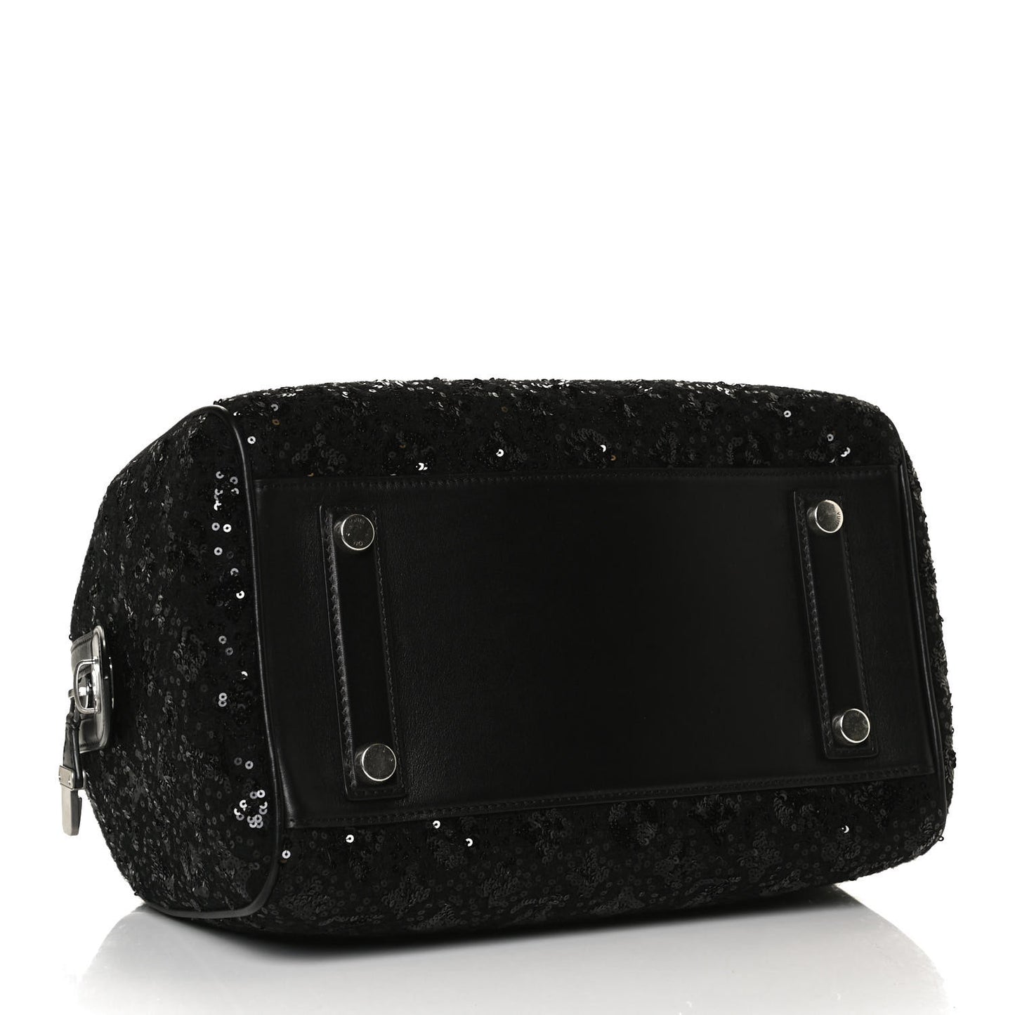 Sequin Monogram Sunshine Express Speedy Black