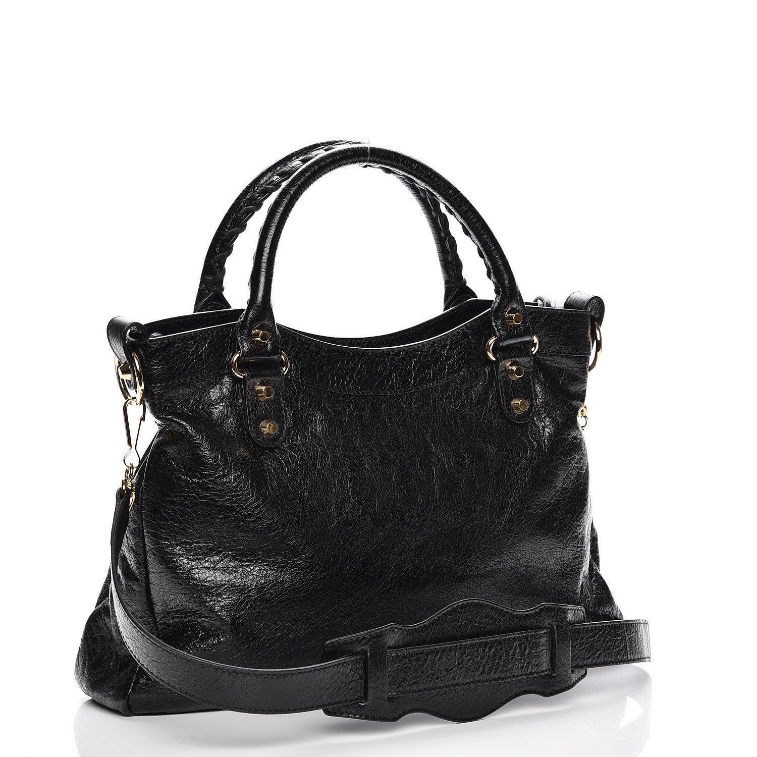Balenciaga Agneau Classic Gold Hardware Town Black 4 of 8