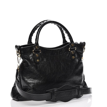 Balenciaga Agneau Classic Gold Hardware Town Black 4 of 8