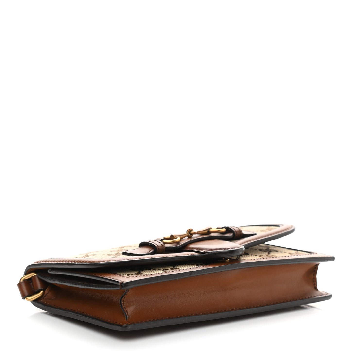 Monogram Lady Web Convertible Wallet Beige Cuir